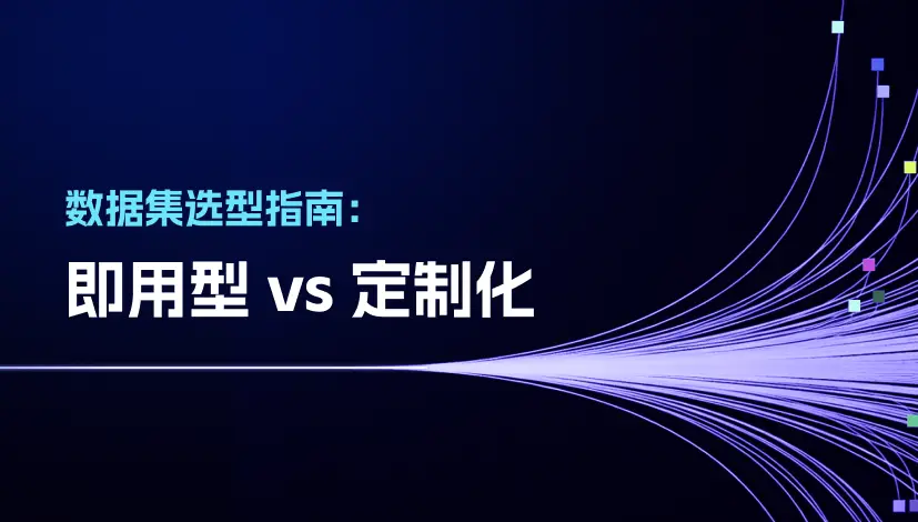 数据集选型指南:即用型 vs 定制化,哪种更适合你的业务?
