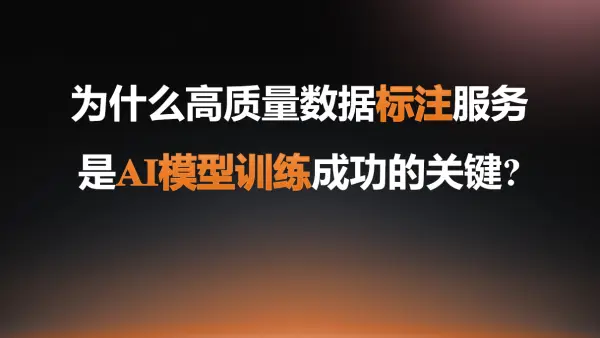 为什么高质量数据标注服务是AI模型训练成功的关键？