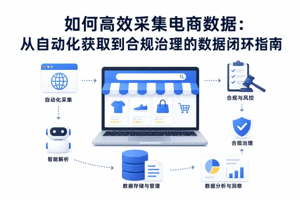 如何高效采集电商数据:从自动化获取到合规治理的数据闭环指南