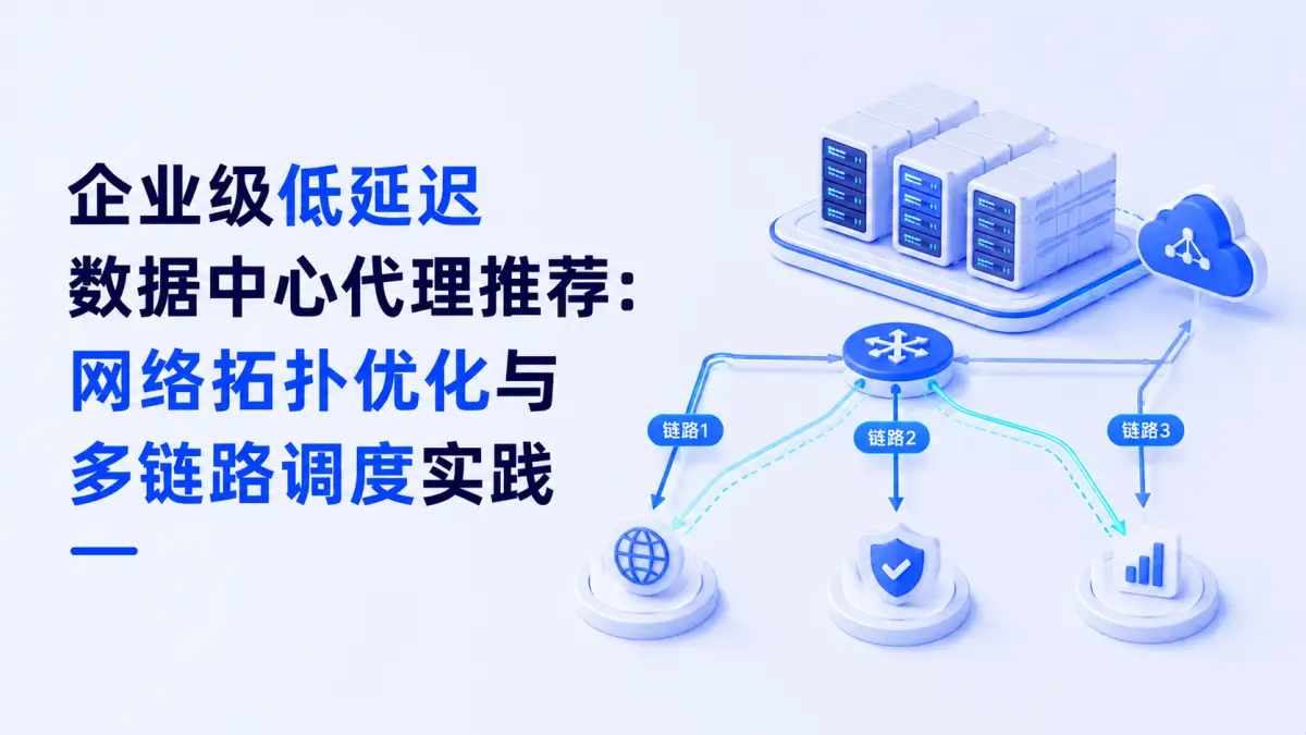 企业级低延迟数据中心代理推荐:网络拓扑优化与多链路调度实践