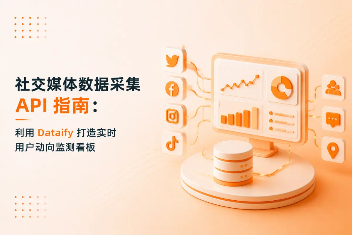 社交媒体数据采集 API 指南:利用 Dataify 打造实时用户动向监测看板