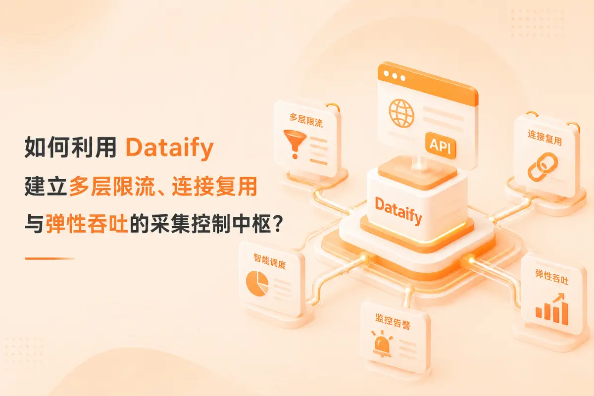如何利用 Dataify 建立多层限流、连接复用与弹性吞吐的采集控制中枢?